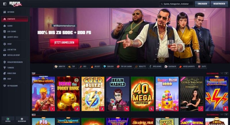 Image: Mafia Casino Online: Login, Boni und Auszahlungserfahrungen in Deutschland Image: Mafia Casino Online: Login, Boni und Auszahlungserfahrungen in Deutschland